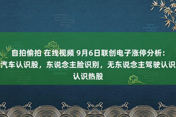 自拍偷拍 在线视频 9月6日联创电子涨停分析：蔚来汽车认识股，东说念主脸识别，无东说念主驾驶认识热股