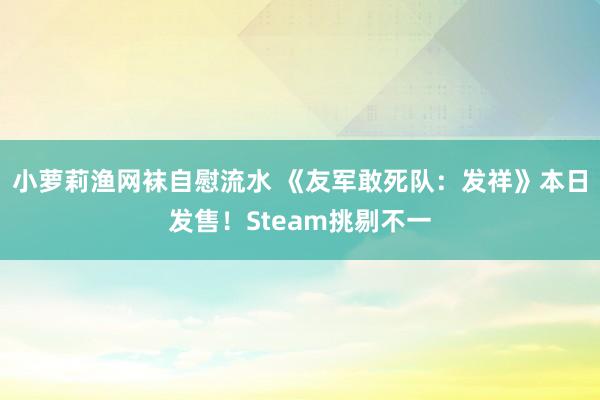 小萝莉渔网袜自慰流水 《友军敢死队：发祥》本日发售！Steam挑剔不一
