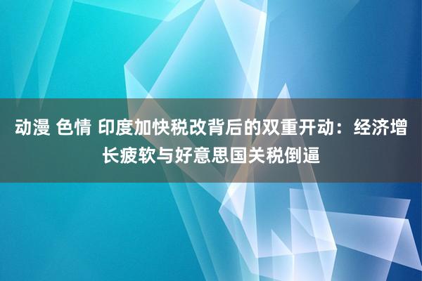 动漫 色情 印度加快税改背后的双重开动：经济增长疲软与好意思国关税倒逼