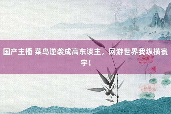 国产主播 菜鸟逆袭成高东谈主，网游世界我纵横寰宇！