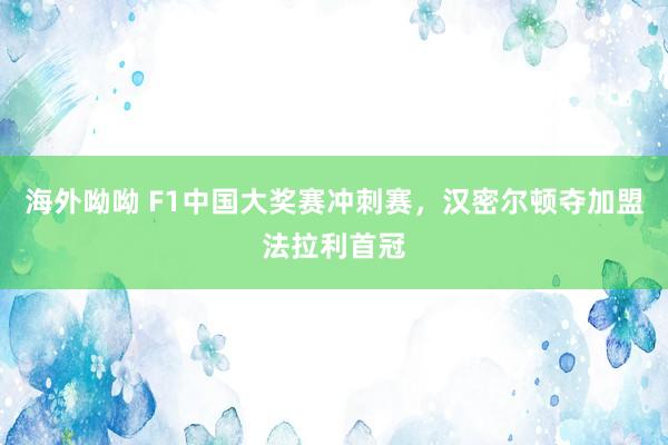 海外呦呦 F1中国大奖赛冲刺赛，汉密尔顿夺加盟法拉利首冠